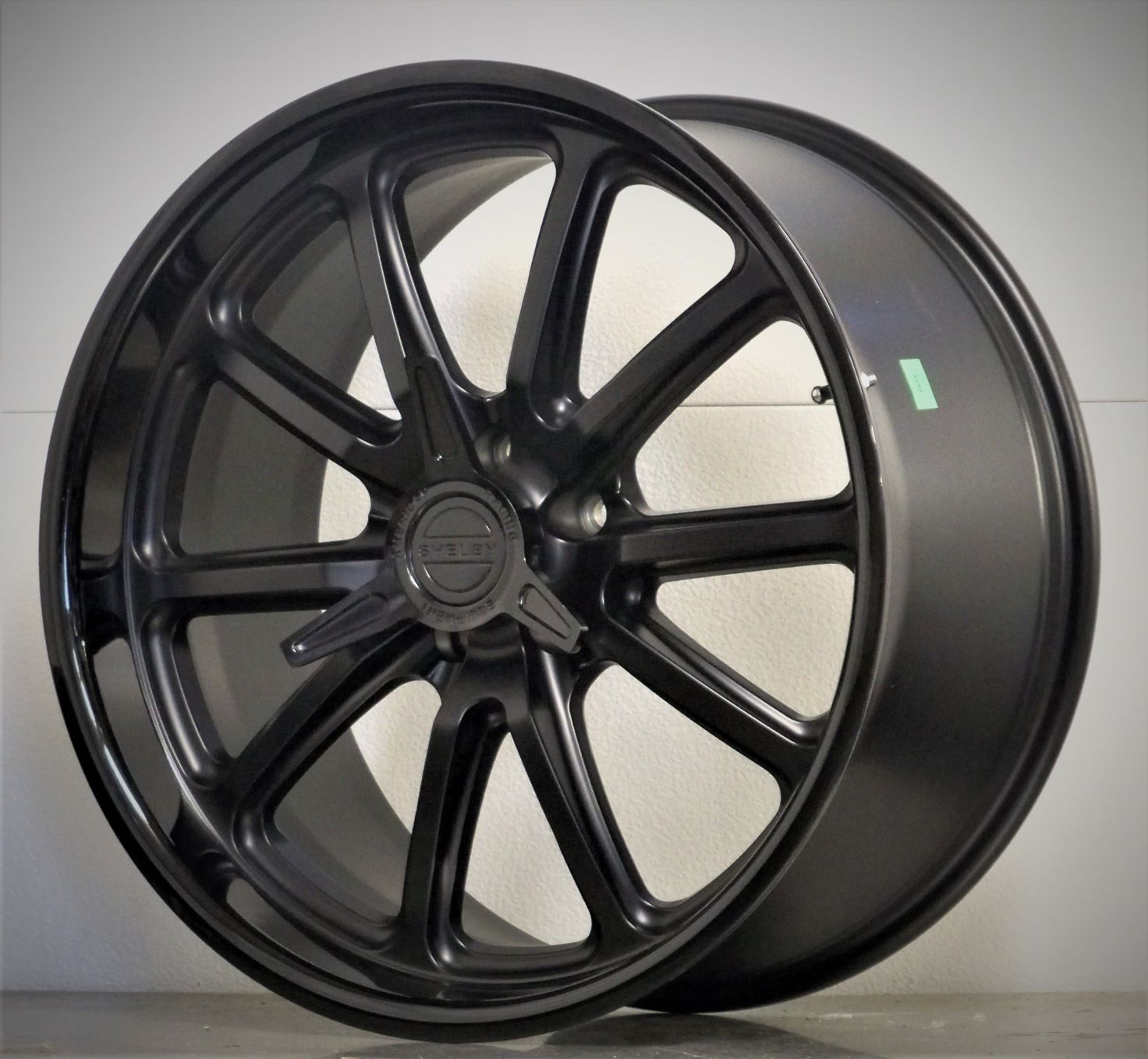 U123S US Mags all over black with black Shelby spinners
